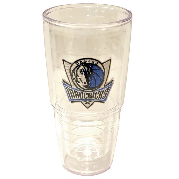 Tervis 24 Oz Clear Insulated Tumbler, Dallas Mavericks Basketball, NBA. Cup - Picture 1 of 6